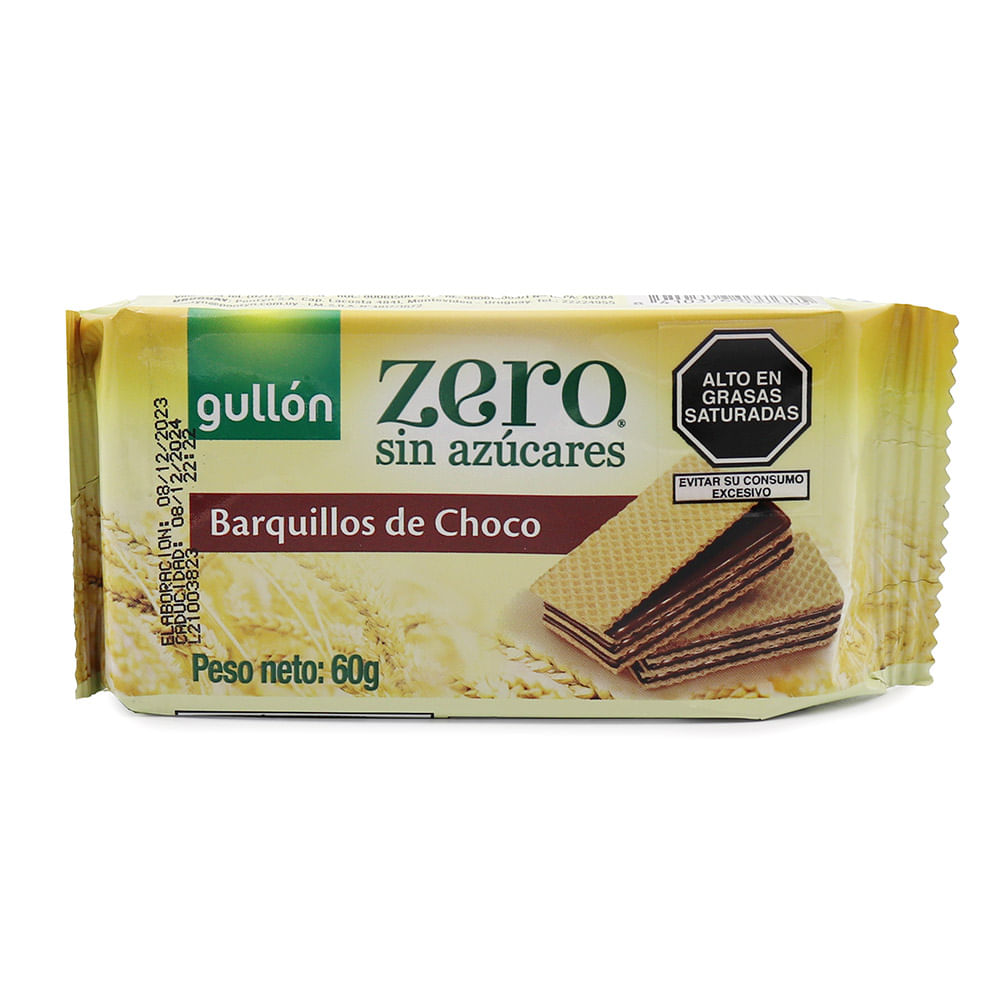 Wafer de Chocolate Gullón Sin Azúcar 60g