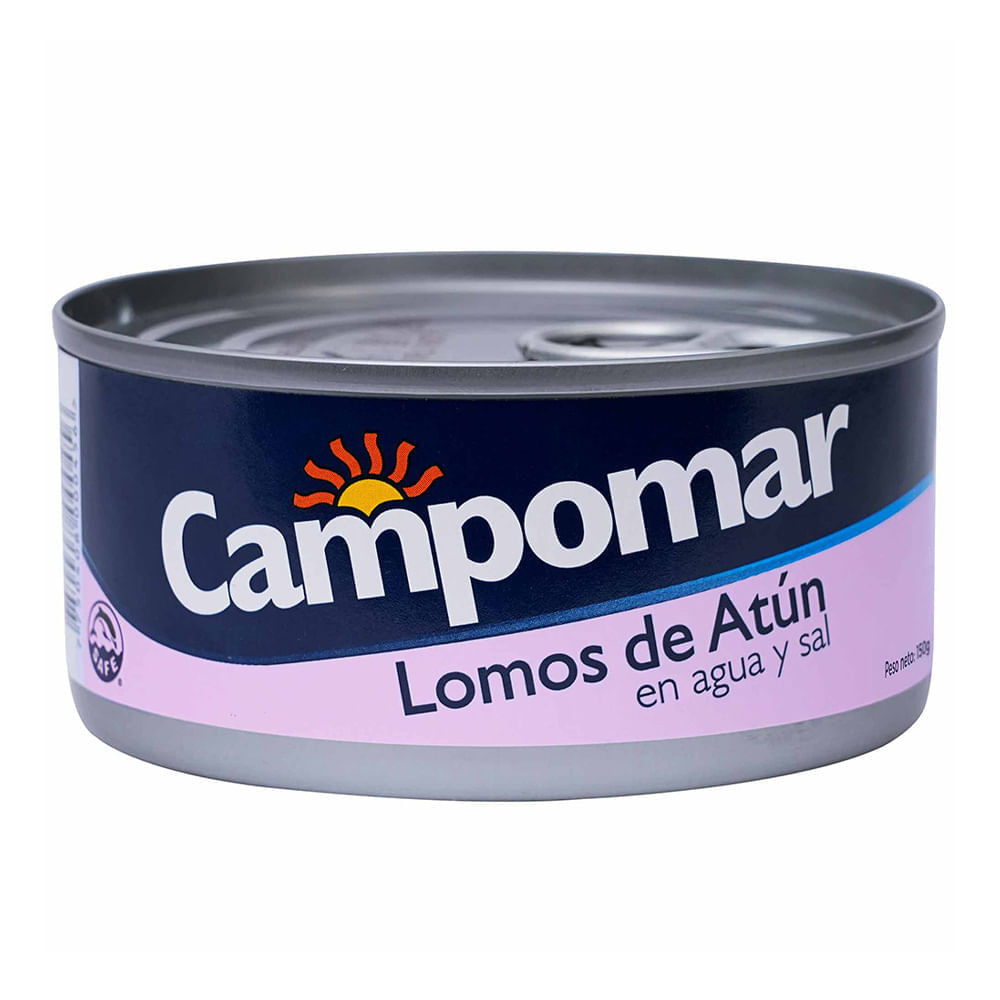 Lomos de Atún en Agua y Sal Campomar 150g