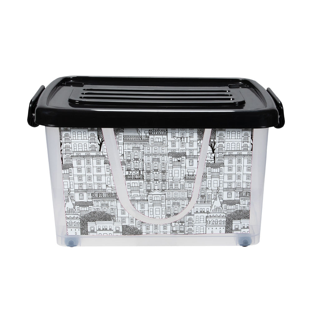 Caja Krea Organizadora Ruedas 25L Diseño Ciudad