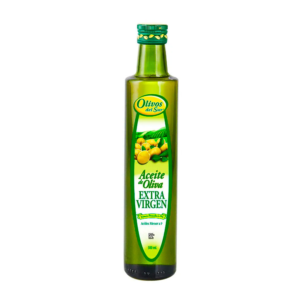 Aceite de Oliva Olivos del Sur Extra Virgen Botella 500 ml