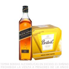 Whisky-Johnnie-Walker-Black-12-A-os-Botella-750ml-Fourpack-Agua-T-nica-Britvic-Lata-150ml-1-351663579