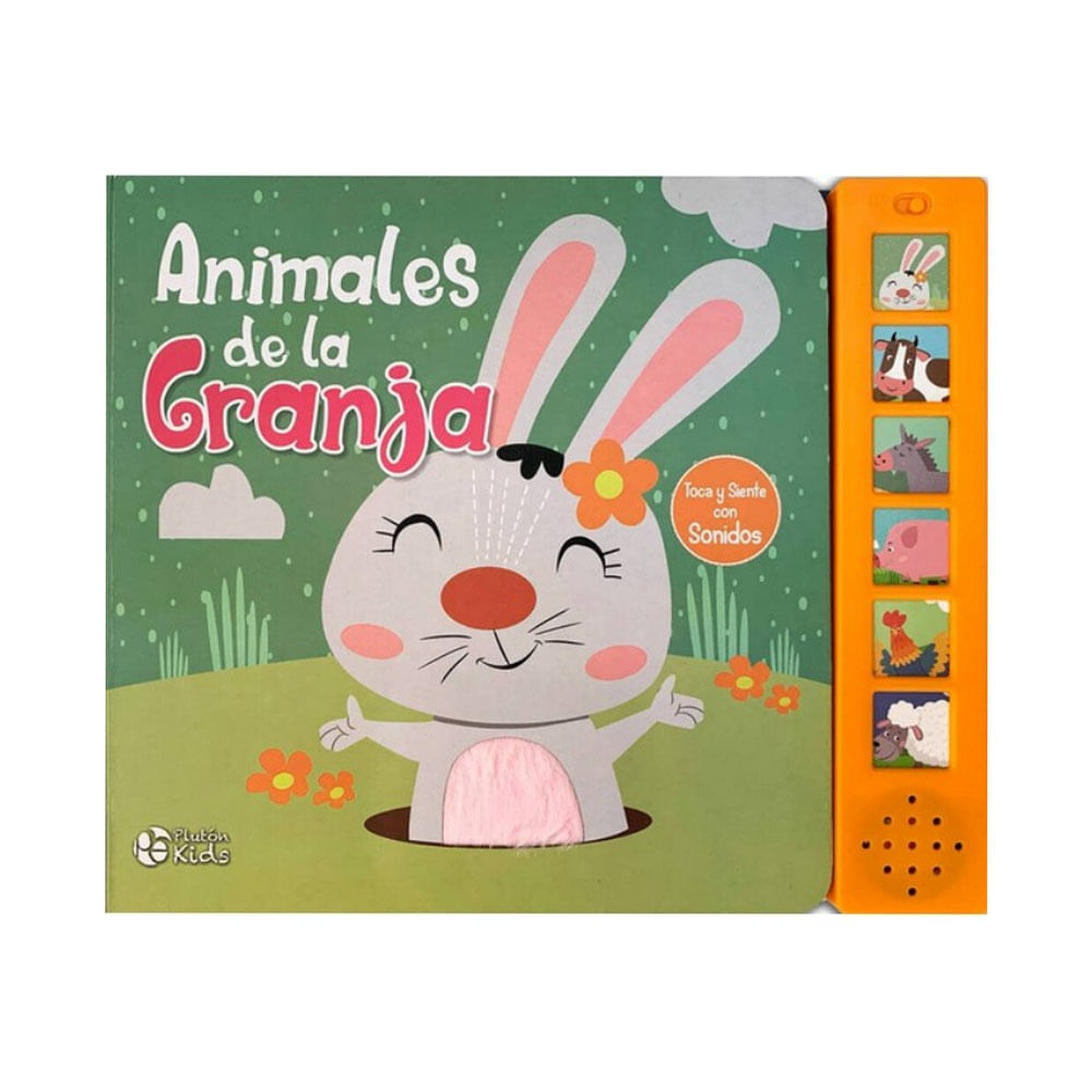Libro Animales de la Granja Toca y Siente