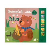 Libro Animales de la Selva Toca y Siente