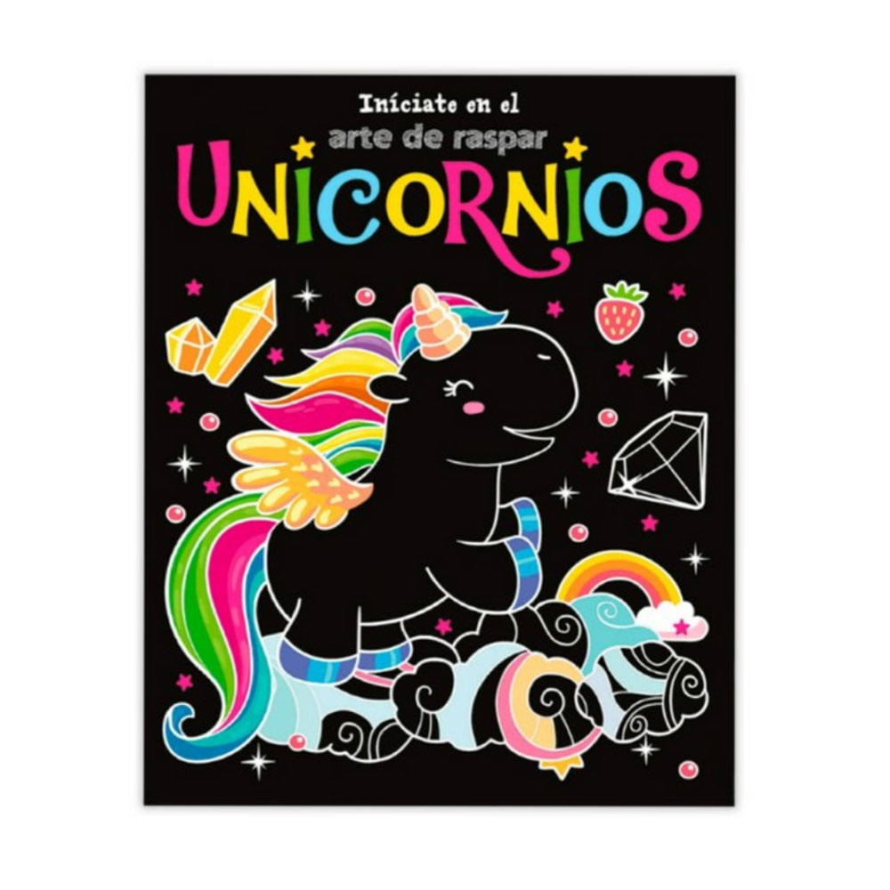 Libro Scratch Unicornios Arcoíris