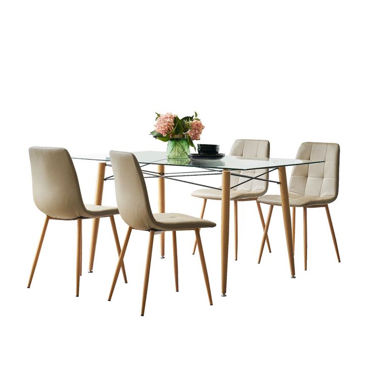 Comedor-M-Design-Lavi-Beige-140x90x77cm-4-Sillas-1-351651635