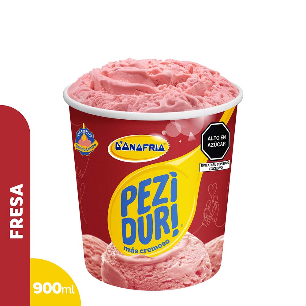 Helado de Crema Peziduri Fresa 900ml