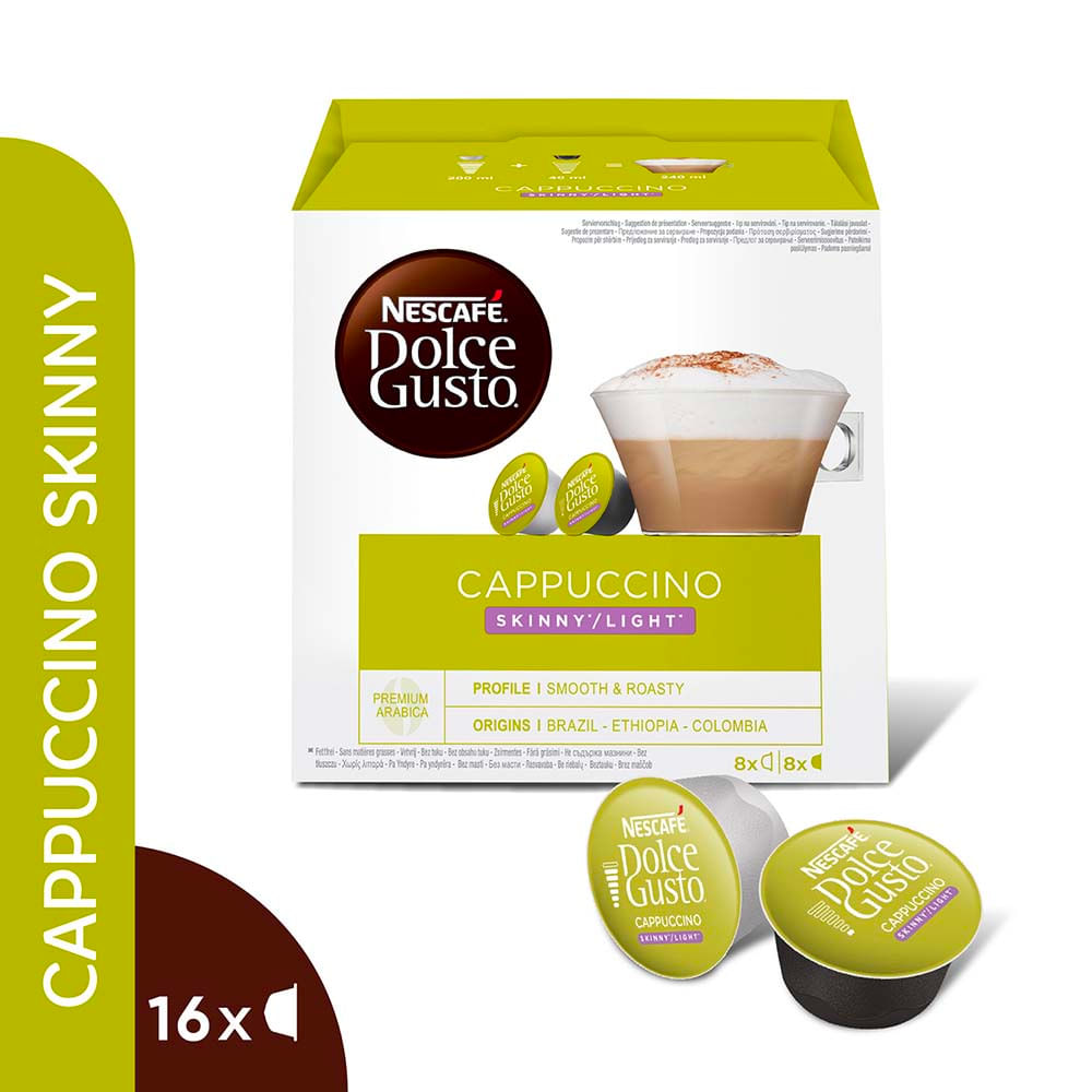 Cápsulas de Café Dolce Gusto Cappuccino Skiny 16un