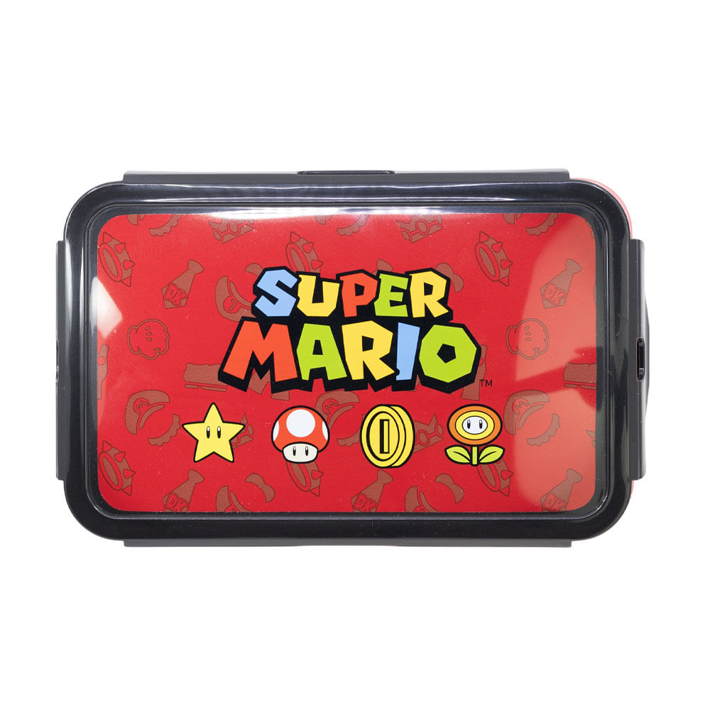 Hermético Rectangular Super Mario 1070ml - Wong