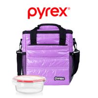 Lonchera Juvenil Tótem Lila con Refractario Ev Pyrex