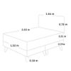 Dormitorio-Europea-Royal-Elizabeth-Queen-con-Cabecera-Blocks-Champagne-5-351661507