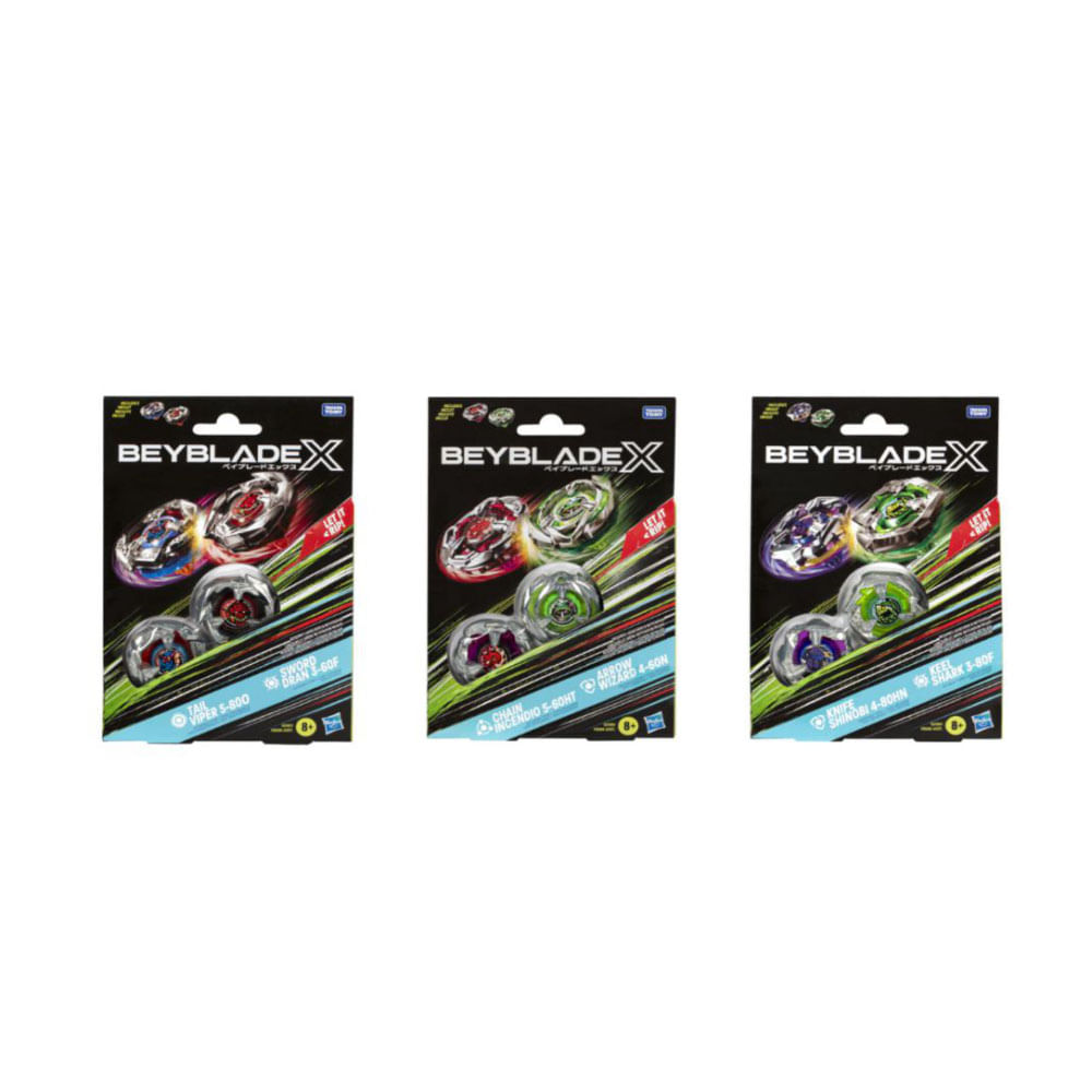Pack Doble Trompo Beyblade Surtido