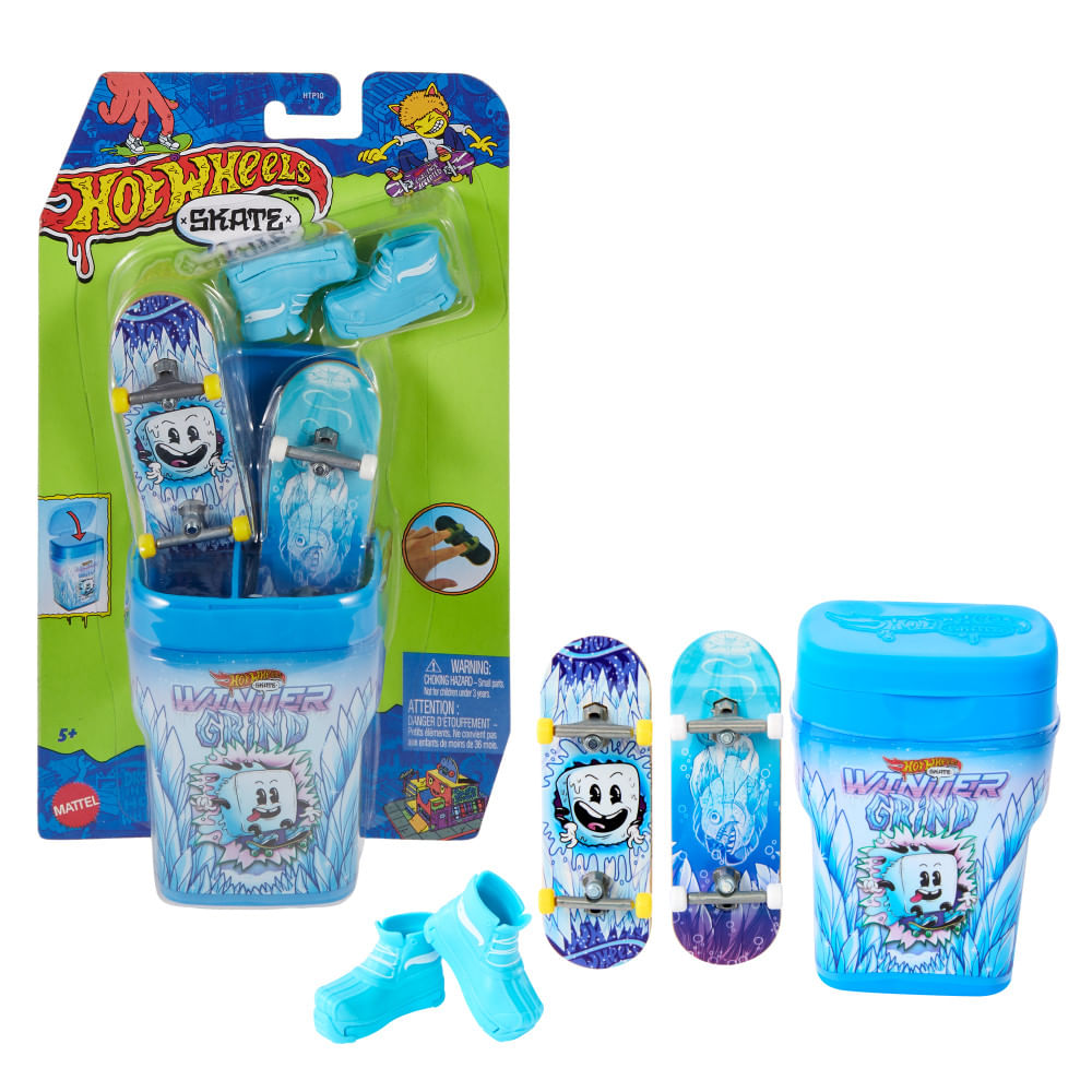 Set de Skate Chicles Hot Wheels