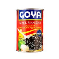 Sopa de Frejoles Negros Goya Lata 425g