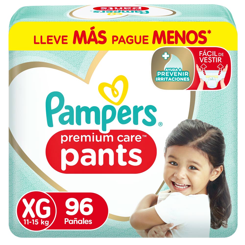 Pants para Bebé Pampers Premium Care Talla XG 96un
