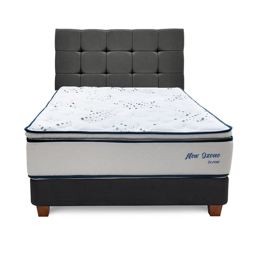 Dormitorio Drimer Americano New Ozono Gris Queen