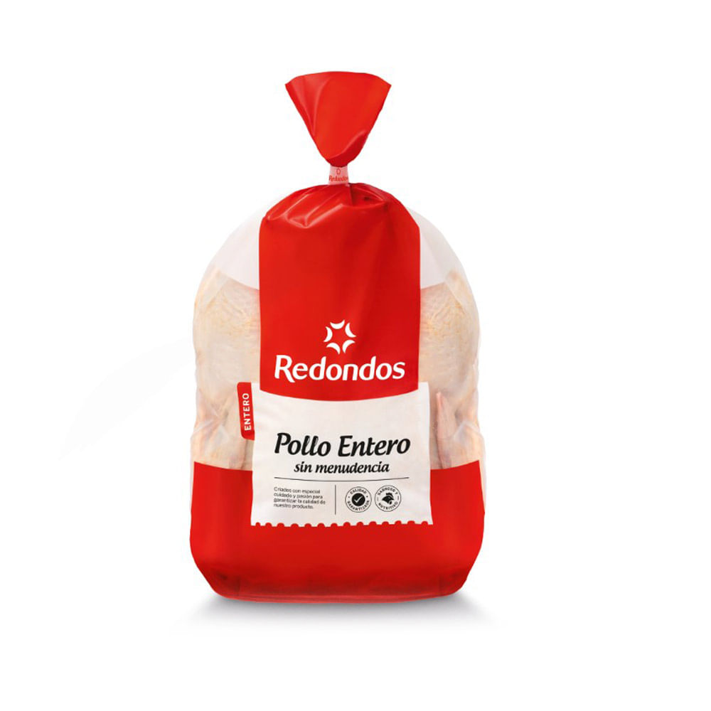 Pollo Entero Sin Menudencia Redondos x kg