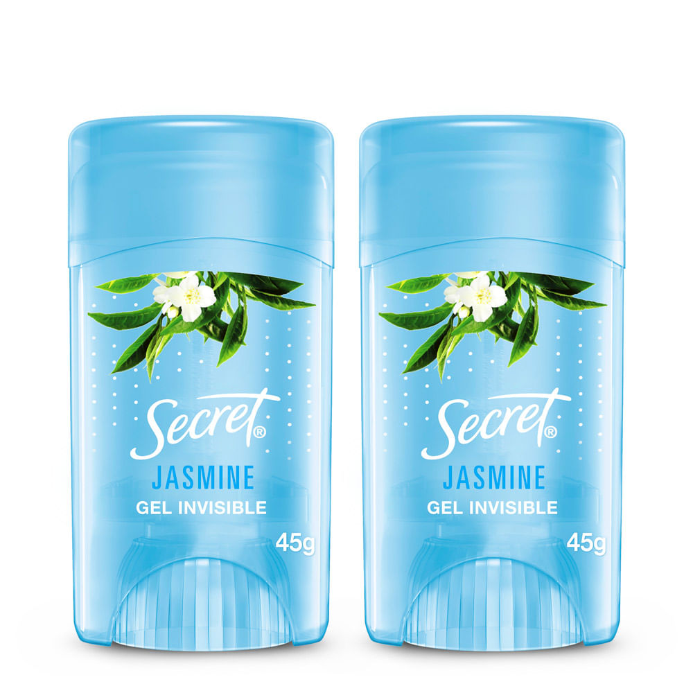 Twopack Gel Antitranspirante Secret Jasmine 45g