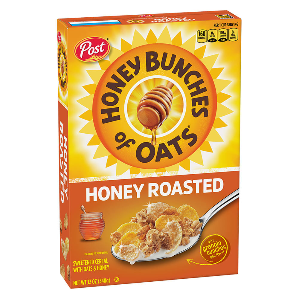 Hojuelas Integrales Honey Bunches Miel Tostada 340g