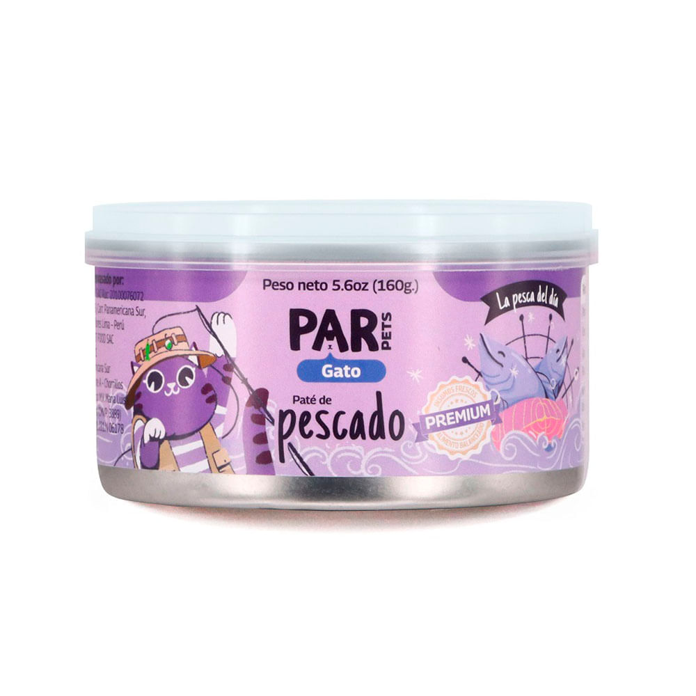 Par Pets Gato Paté de Pescado 160g