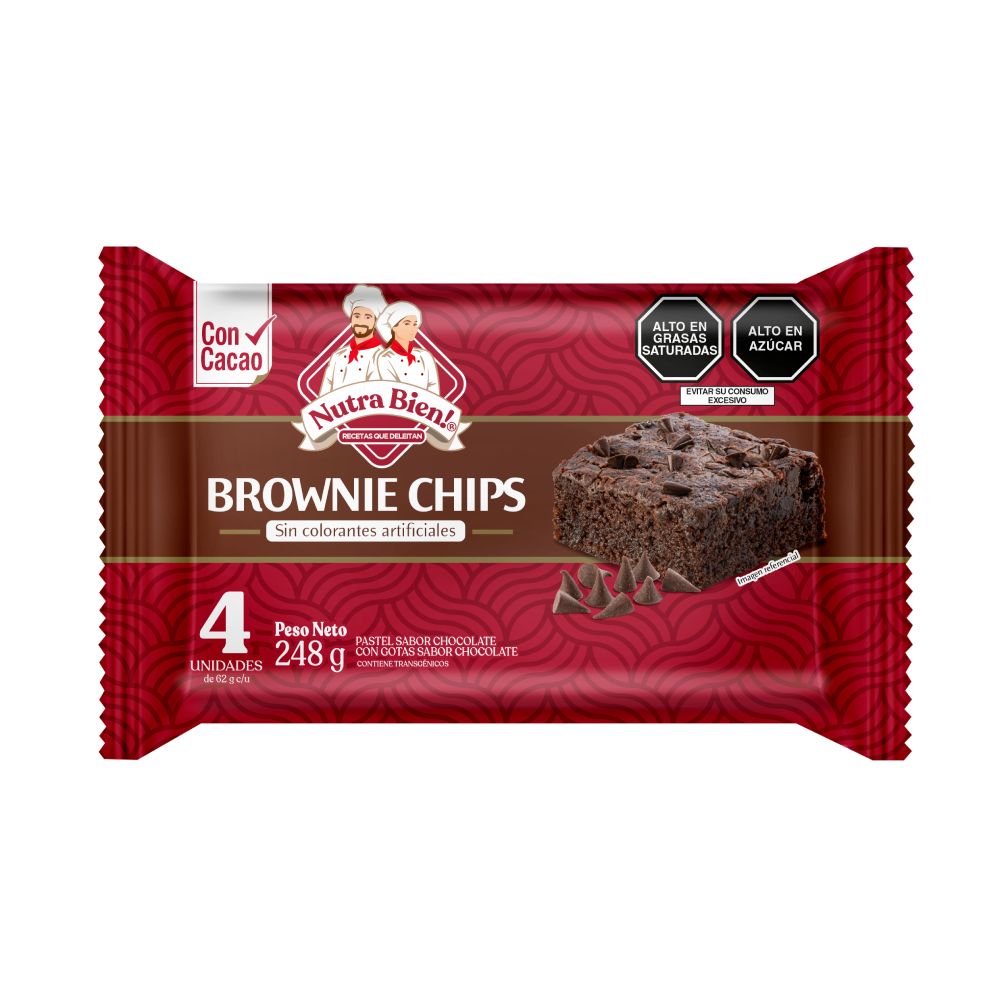 Brownie Chip Nutra Bien 4un