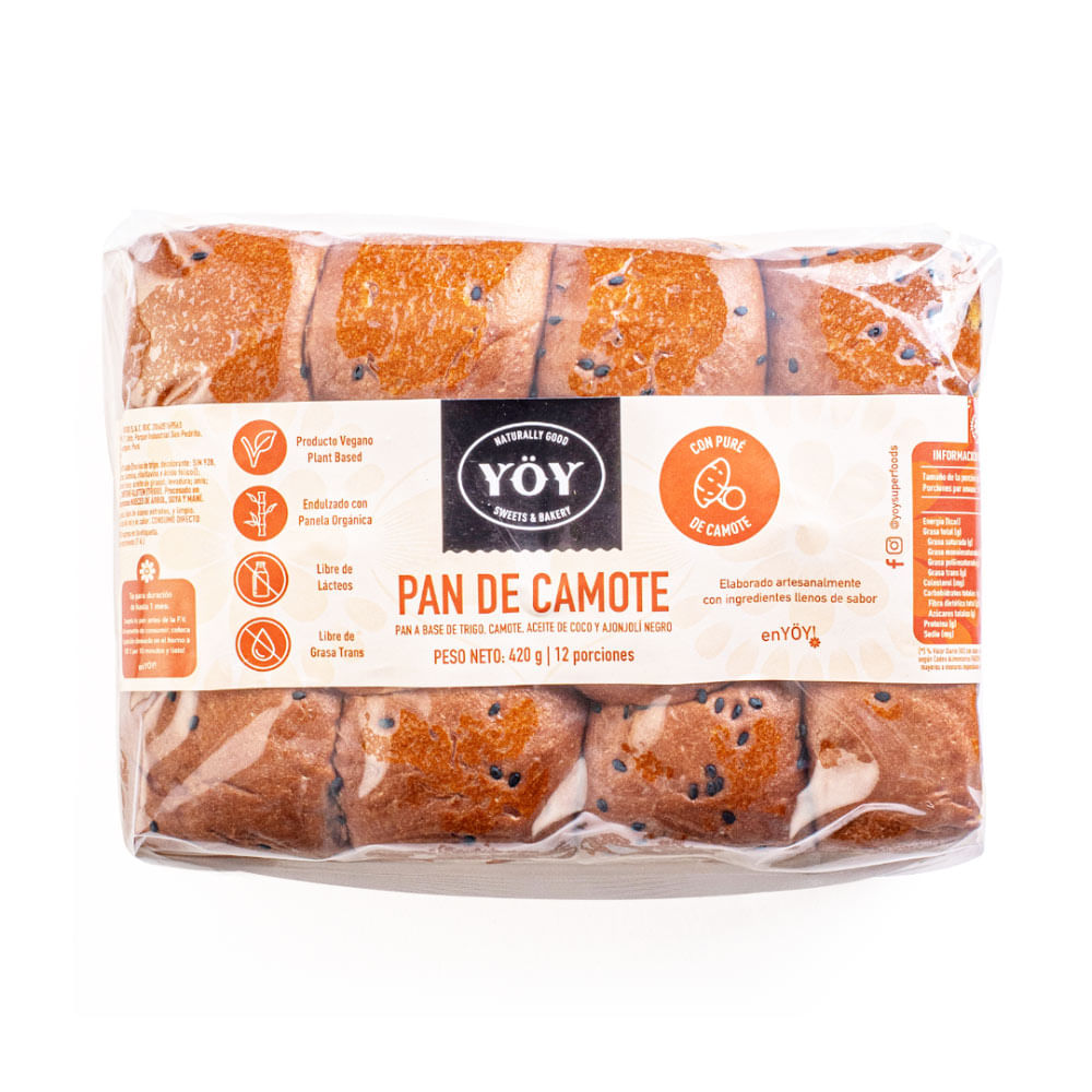 Petit Pan de Camote Yöy Vegano 12un