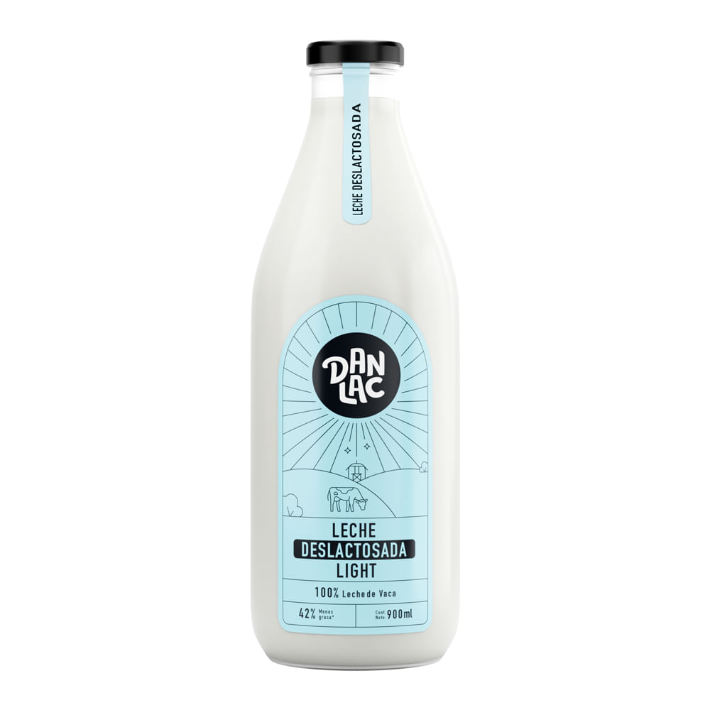 Leche Deslactosada Danlac Light Botella 900ml