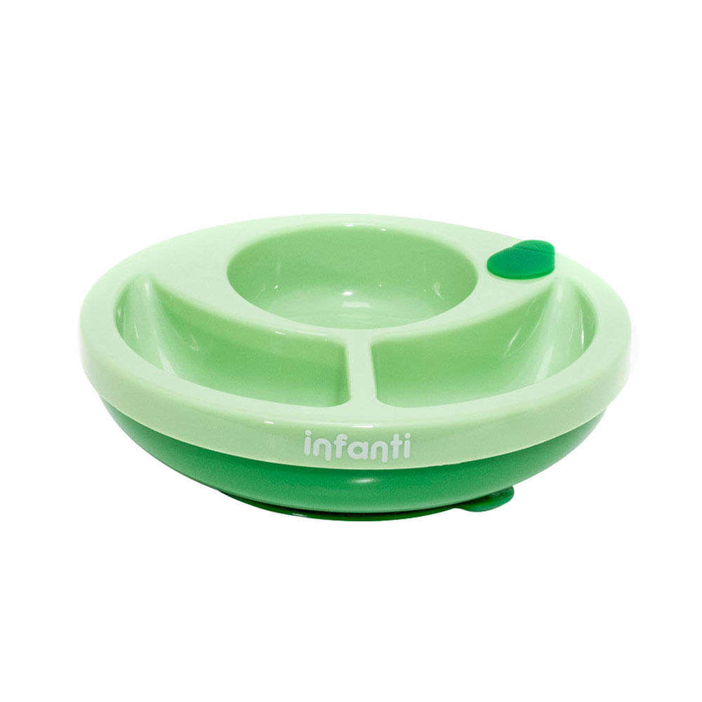 Plato Infanti Termico Verde