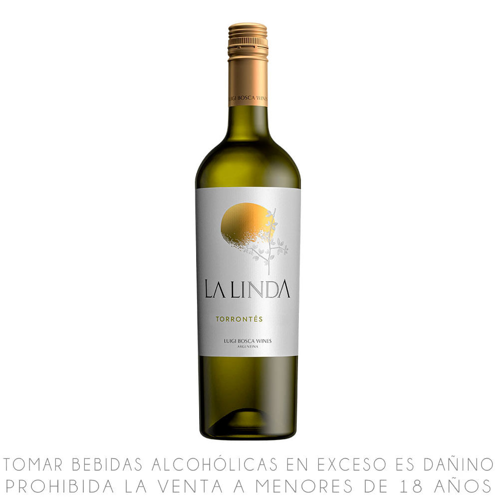 Vino Blanco Chardonnay La Linda Botella 750ml