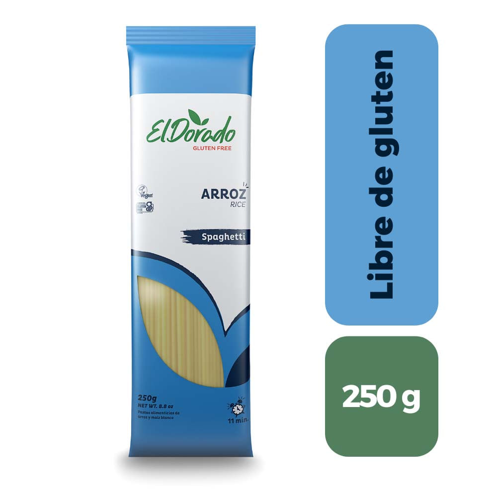 Pasta de Arroz Spaghetti Sin Gluten El Dorado Bolsa 250 g
