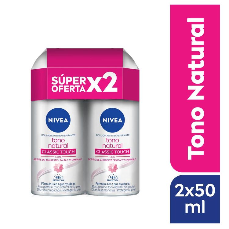 Twopack-Antitranspirante-Roll-On-Nivea-Tono-Natural-Classic-Touch-50ml-1-351675296 Twopack-Antitranspirante-Roll-On-Nivea-Tono-Natural-Classic-Touch-50ml-1-351675296