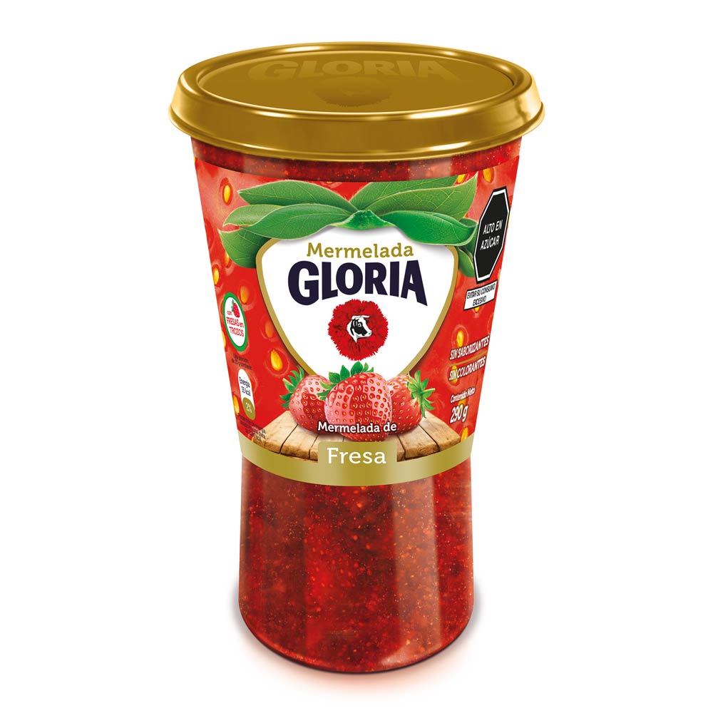 Mermelada de Fresa Gloria Vaso 290g