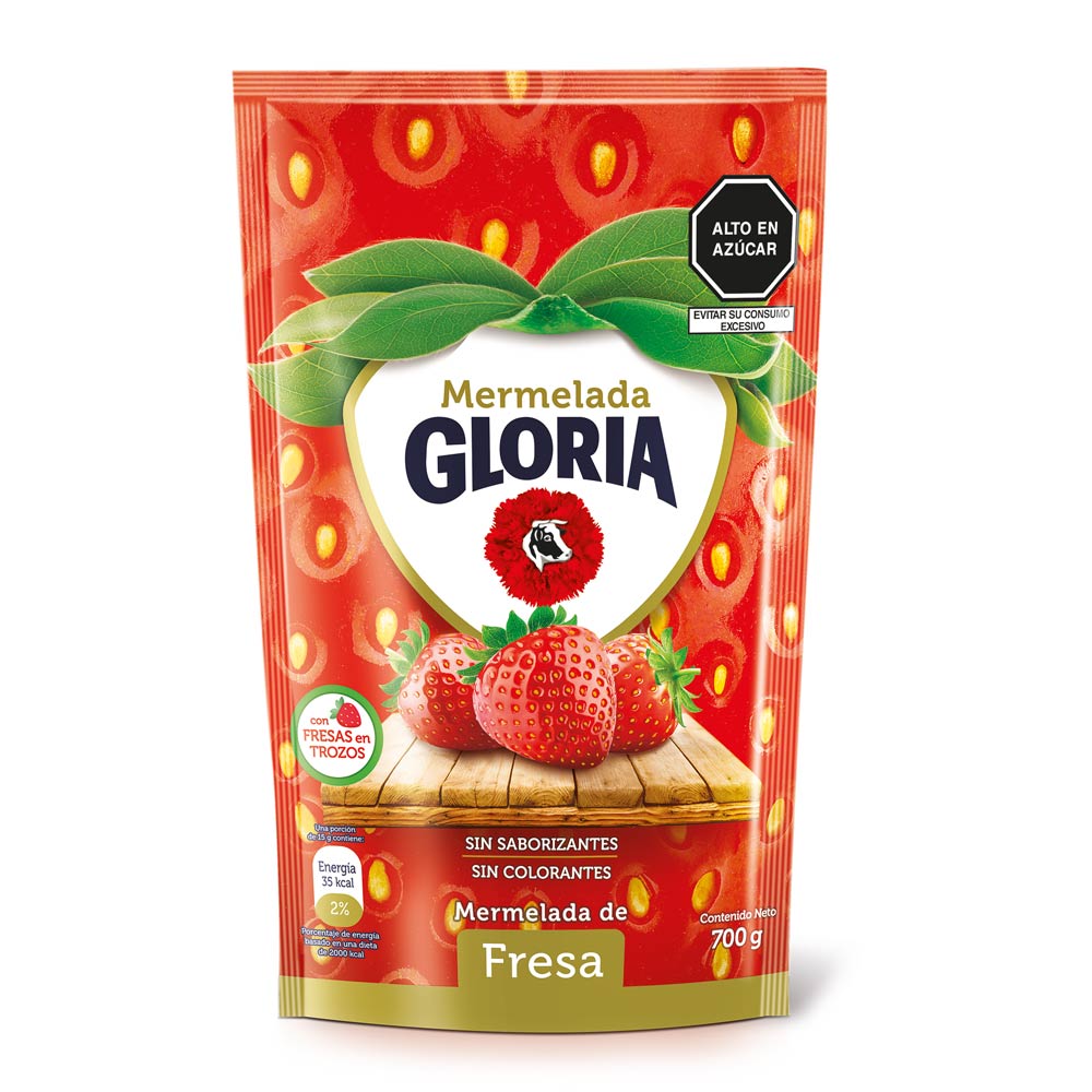 Mermelada de Fresa Gloria Doypack 700g