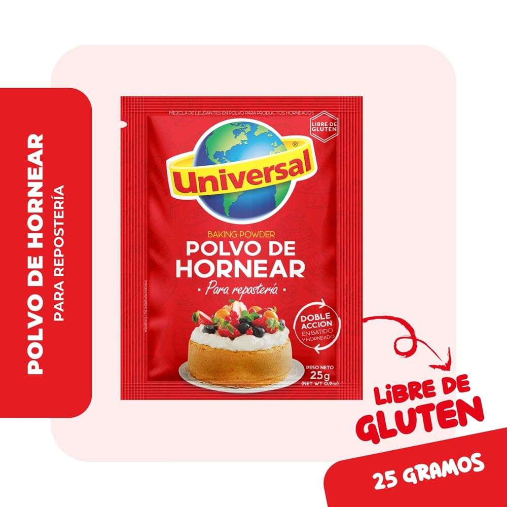 Polvo de Hornear Universal Sobre 25 g