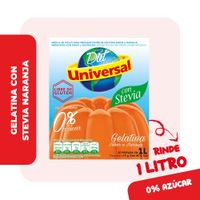 Gelatina Diet Universal con Stevia Naranja Caja 19 g