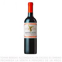 Vino Tinto Cabernet Sauvignon Montes Alpha Botella 750ml