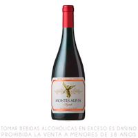 Vino Tinto Syrah Montes Alpha Botella 750ml