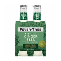Fourpack Ginger Beer Fever Tree Botella 200ml