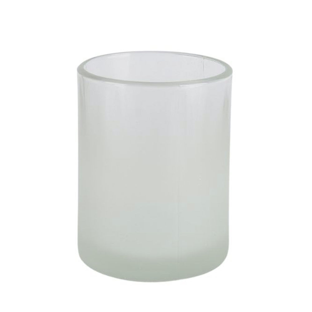 Portacepillo Krea Vidrio Blanco