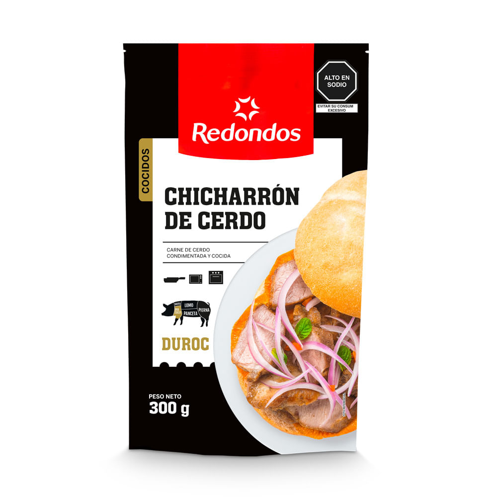 Chicharrón de Cerdo Cocido Congelado Redondos 300g