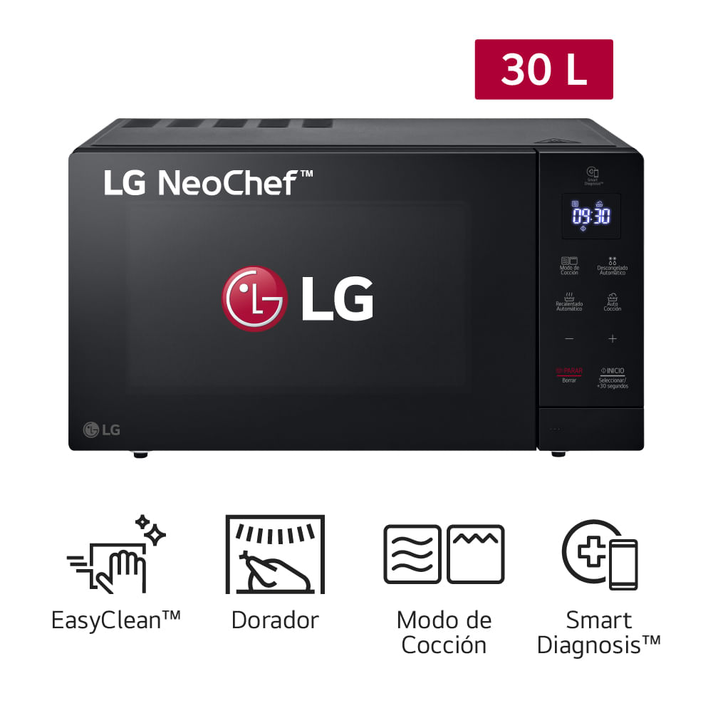 Microondas LG MH7032JAS EasyClean Negro