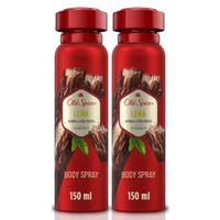 Twopack Desodorante Corporal Old Spice Leña 150ml