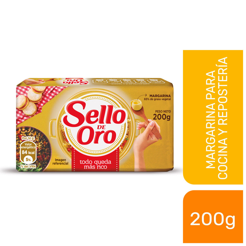 Margarina Sello de Oro Barra 200g