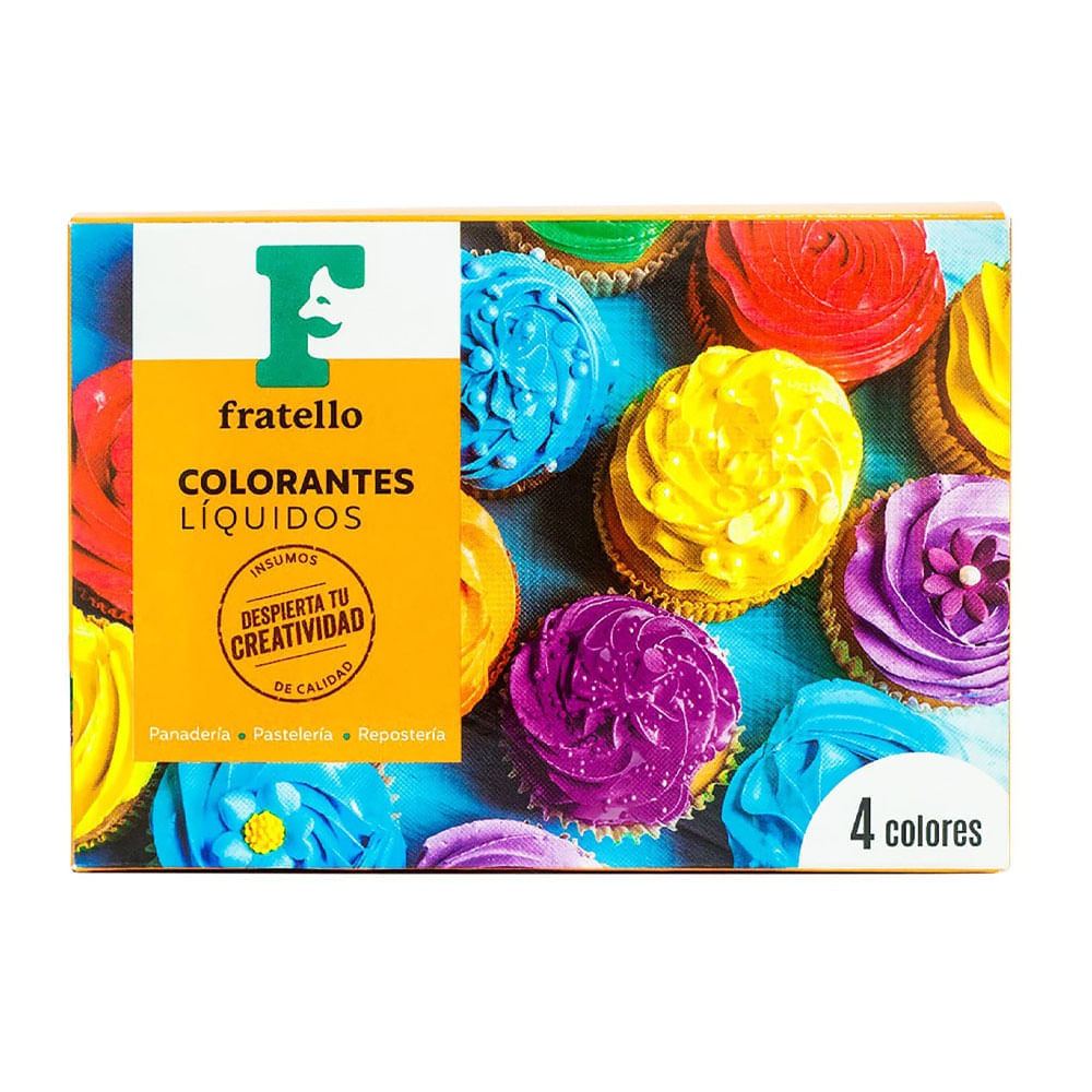 Colorantes de Repostería 4 Colores
