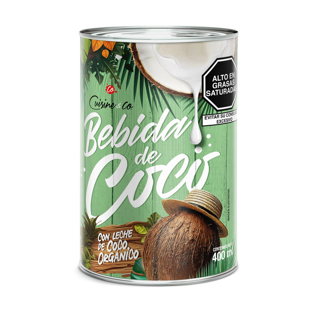 Bebida de Coco Cuisine & Co Lata 400ml