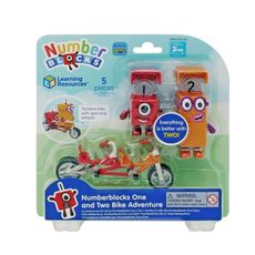 Figuras-Numberblocks-Uno-y-Dos-con-Bicicleta-1-351673748