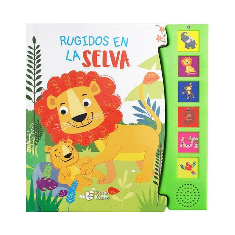 Libro Rugidos en la Selva Libro con Sonido