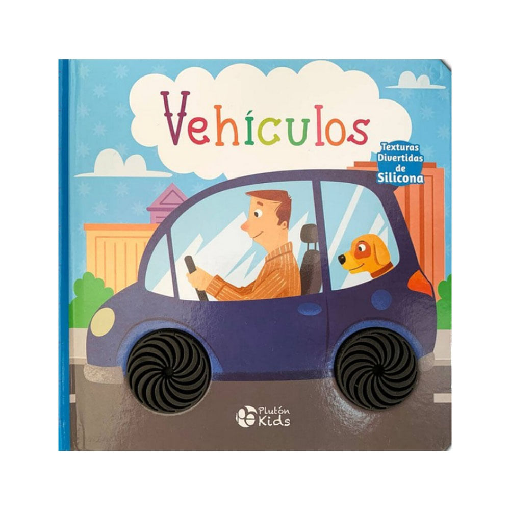 Libro Vehiculos Texturas de Silicona