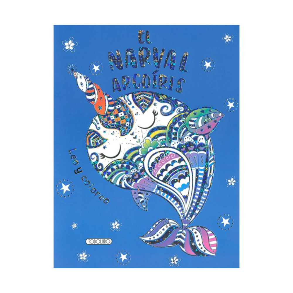 Libro Narval Arcoiris Leo y Coloreo