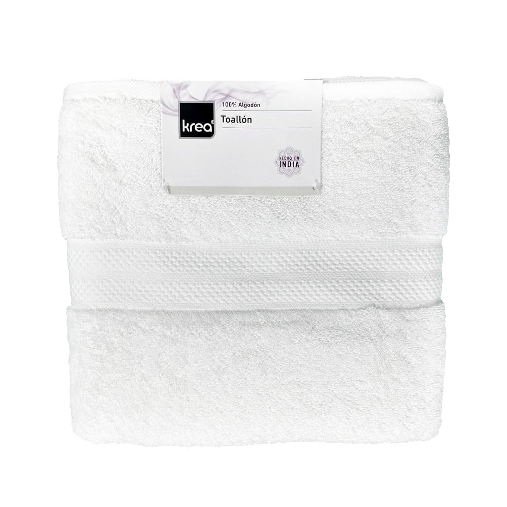 Toallón 450GSM Krea 90x150cm Blanco