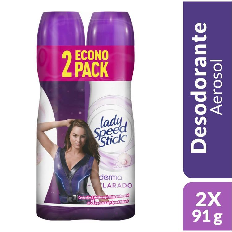 Twopack-Desodorante-en-Aerosol-Lady-Speed-Stick-Derma-Aclarado-91g-1-69512084